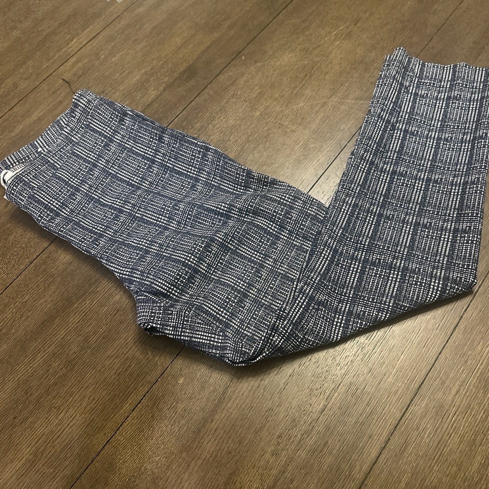 Jules & Leopold Black‎ and White Cropped Pants